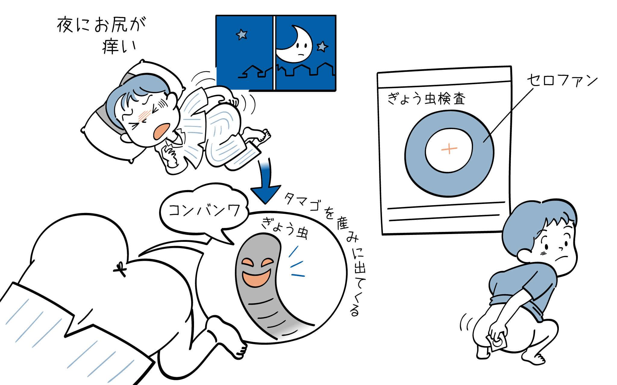 蟯虫感染症について、こころみクリニックの小児科専門医が解説します。