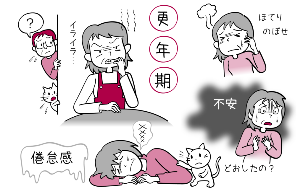 更年期のイライラの原因について、婦人科専門医が解説します。